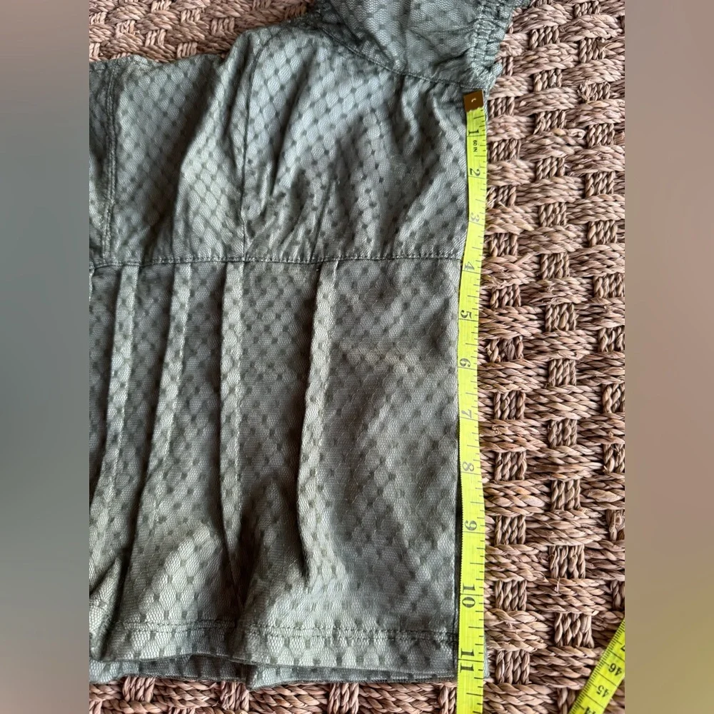 NWT: Anthropologie Puffed Cap-Sleeve Corset Top Sz M - Picture 8 of 9
